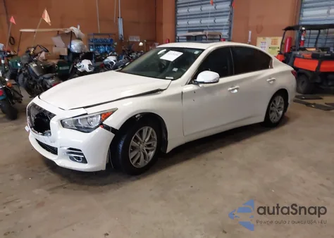 2014 Infiniti Q50 Premium z USA, uszkodzony, nr VIN JN1BV7AP0EM679026